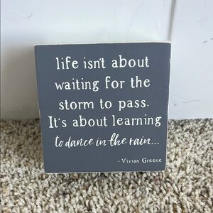 Hobby Lobby Gray and White Inspirational Art & Decals